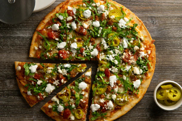 Let’s Taco-bout this Plant-Based Tex-Mex Taco Pizza Recipe